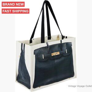 Large Canvas Tote Bag Foldable Spacious Everyday Carryall